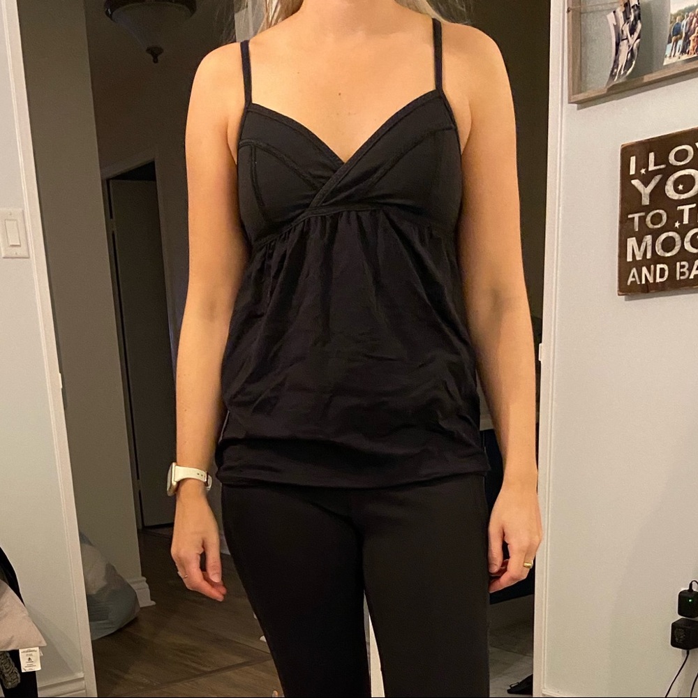 Black Lululemon Top size 4